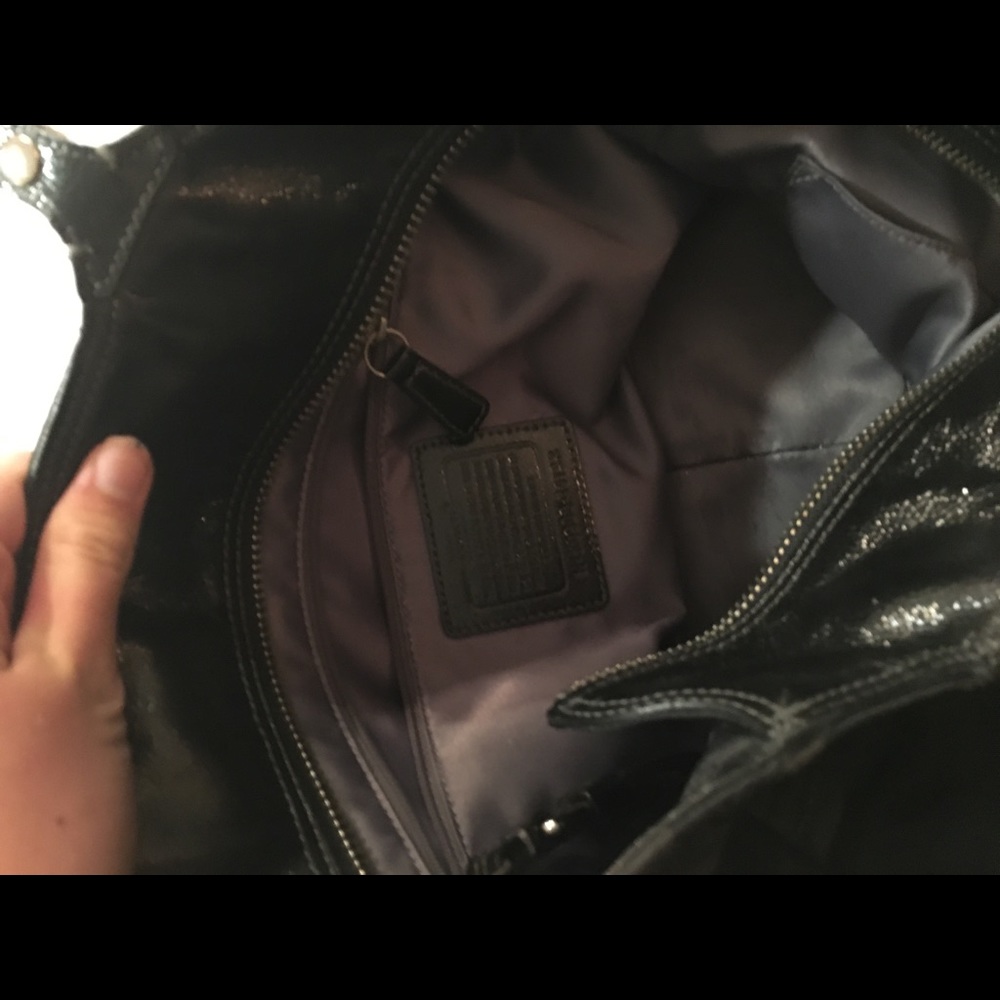 Black Coach Purse - Picture 4 of 6